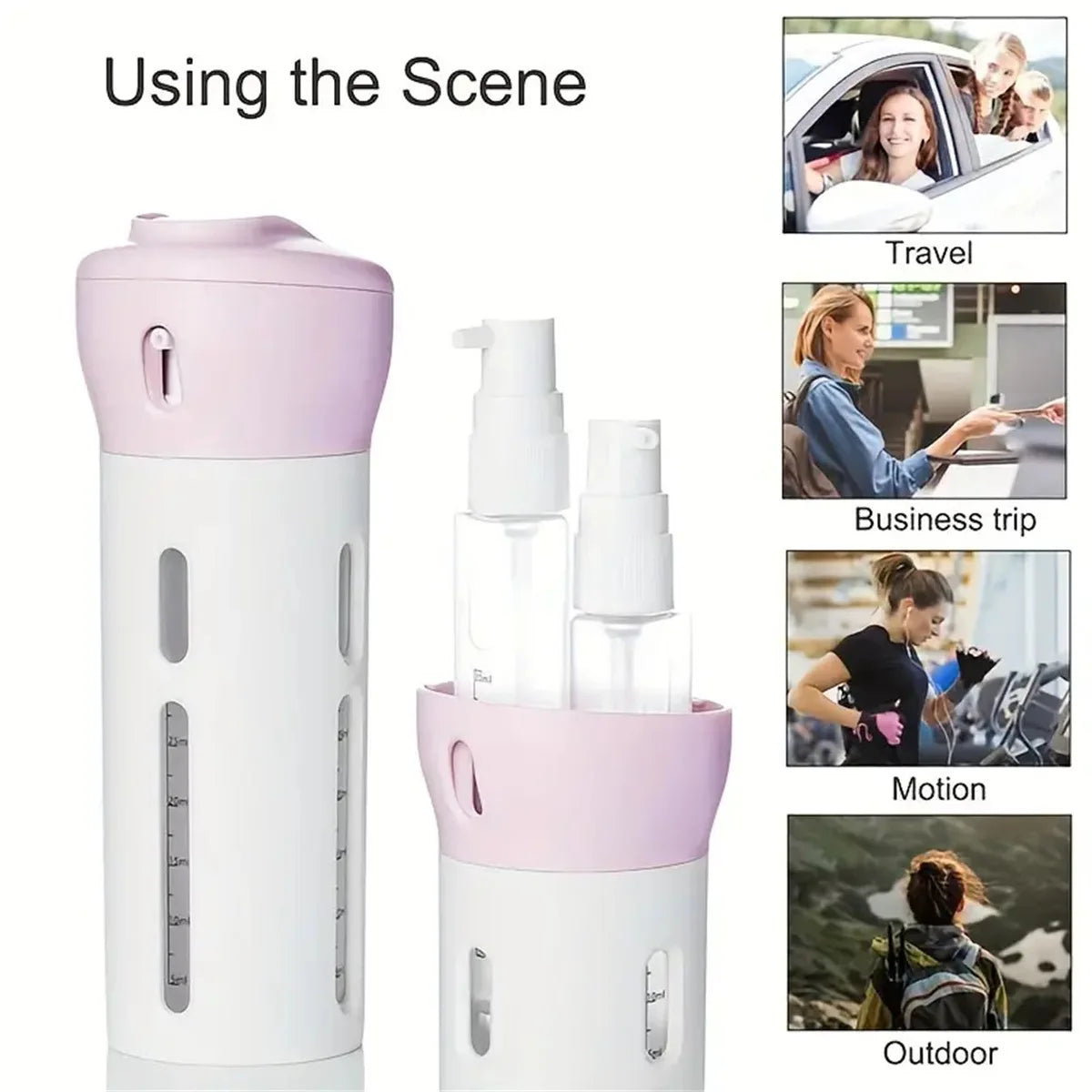 4-In-1 Travel Bottle Set Cosmetics
