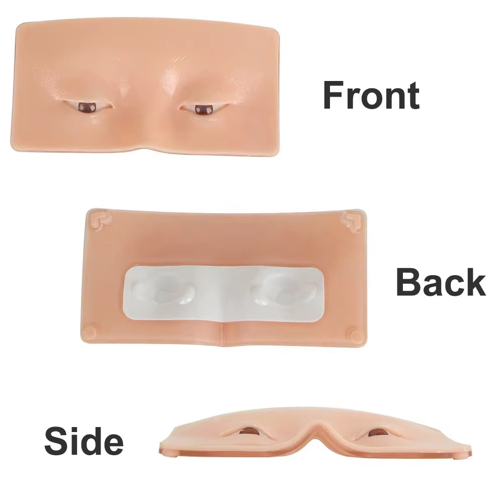 Makeup Practice Board Eyebrow Tattoo Practice Skin Eye Face Training Silicone Practice Pad