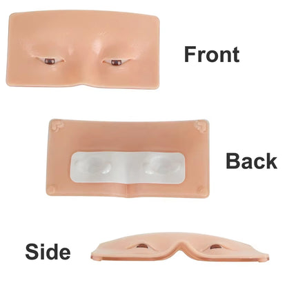 Makeup Practice Board Eyebrow Tattoo Practice Skin Eye Face Training Silicone Practice Pad