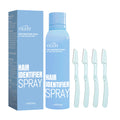 114ML Hair Identifier Spray for Shaving Dermaplaning with 4Pcs Razor Face Hair Removal Hairless Painless Gentle Inhibitor Hair