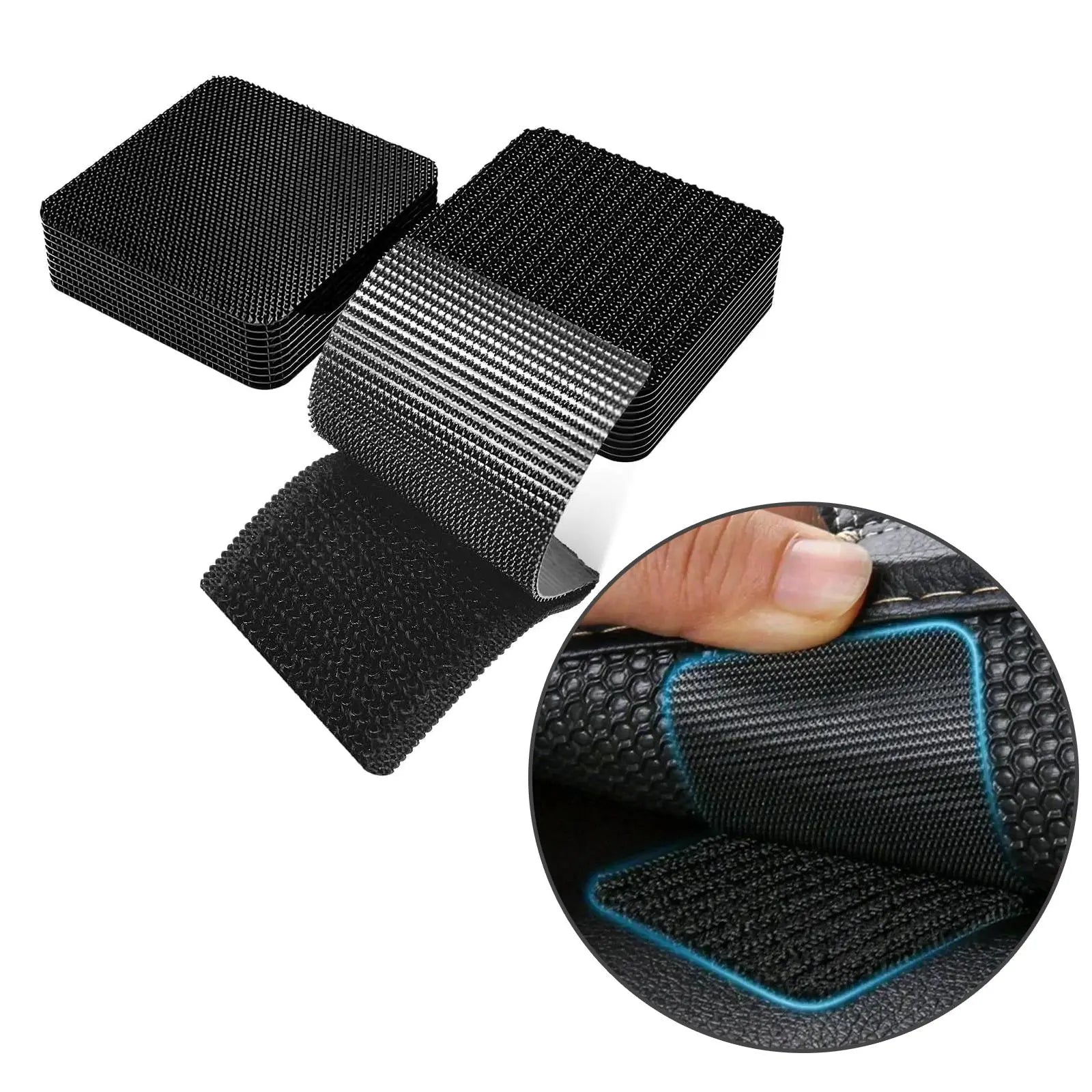 Heavy Duty Water-Resistant Self-Adhesive Double-Sided Hook-And-Loop Strips, Versatile Mounting Tape for Wall Hanging Picture Frames, Cable Organization (Home & Office Use)
