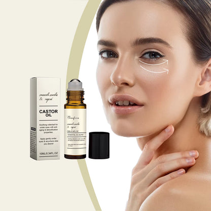Castor Oil Eye Serum Anti-Puffiness Eye Massager