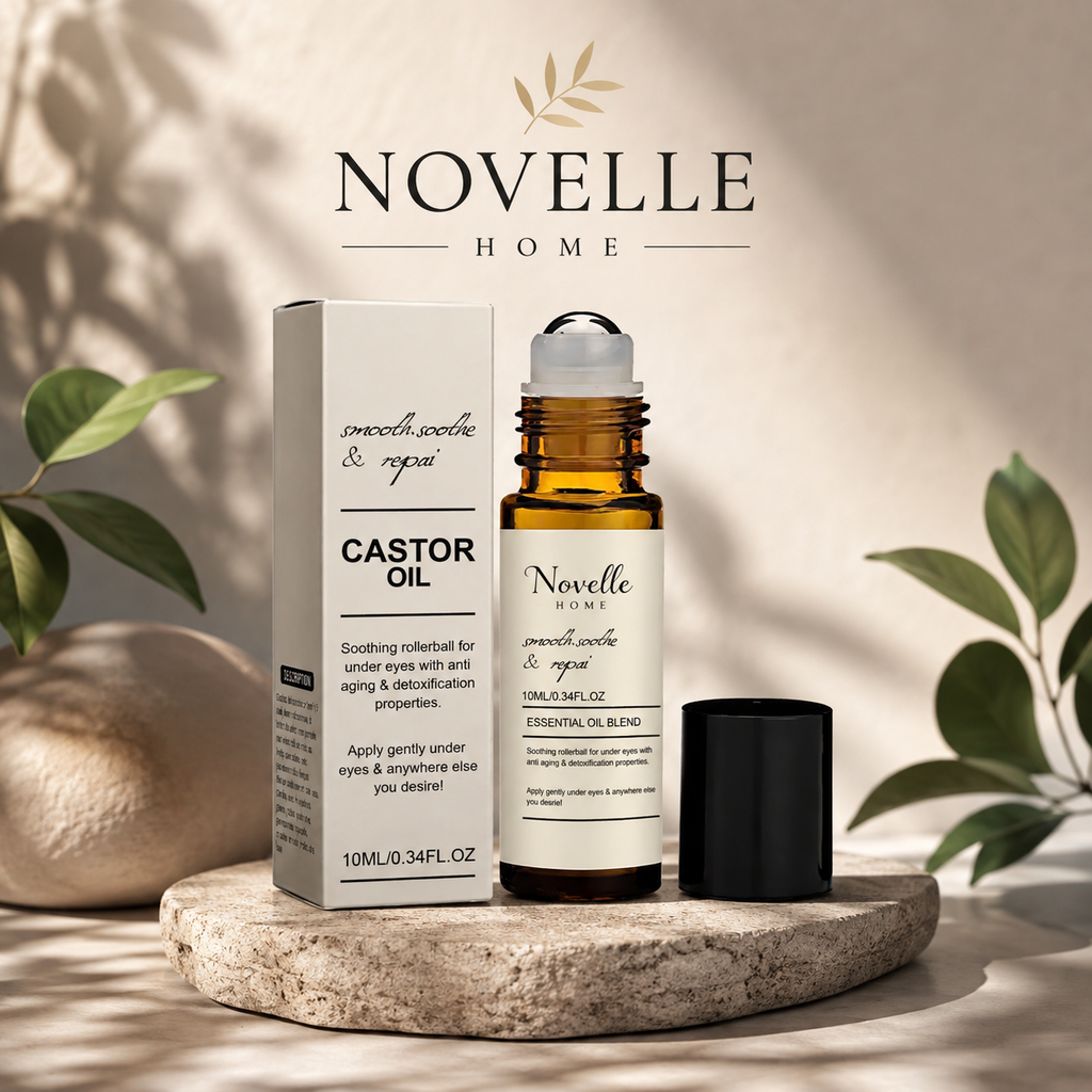 Castor Oil Eye Serum Anti-Puffiness Eye Massager