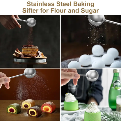 Stainless Steel Tea Strainer, 2025 New Tea Ball Infuser Filter, Fine Mesh Tea Infuser Spoon Strainer,Loose Leaf Tea Steeper 2Pcs