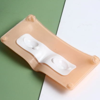 Makeup Practice Board Eyebrow Tattoo Practice Skin Eye Face Training Silicone Practice Pad