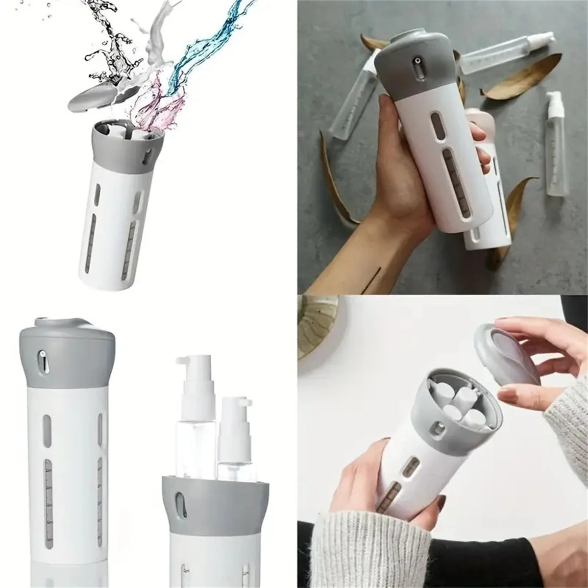 4-In-1 Travel Bottle Set Cosmetics