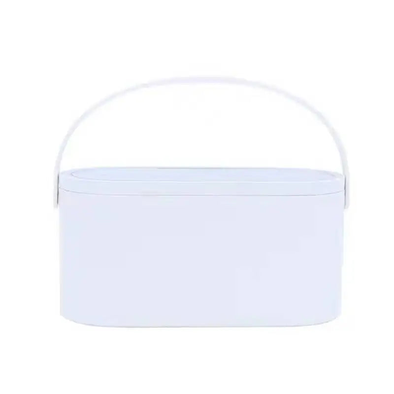 Makeup Organizer Box with LED Light Mirror